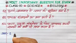 hamare amashay mein amal ki bhumika kya hai | pachak enzyme ka kya karya hota hai | class 10 biology