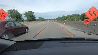 I96 EB Construction Zone Entry 1