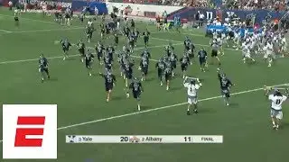 Full-game highlight: No. 3 Yale steamrolls No. 2 Albany in NCAA lacrosse semifinals | ESPN
