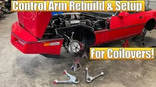 Control Arm Rebuild & Setup For Coilover Suspension.