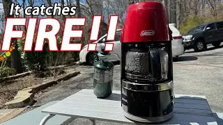 Этот пивовар загорается!!!! - Coleman QuickPot
