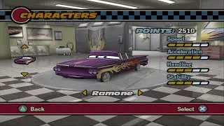 Cars PS2 - Ramone Gameplay (PCSX2)