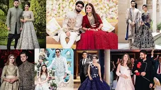 Couple dress design for engagement//best engagement couple matching outfits//wedding dress designs
