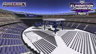 MINECRAFT | WWE ELIMINATION CHAMBER 2024 STAGE | PERTH AUSTRALIA