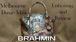 Brahmin Gemstone Melbourne Mini Handbag/Crossbody&mdash;Unboxing & Review