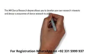 MA Dance Research || Registration Open