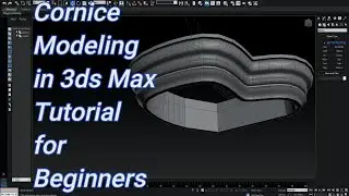 Cornice Modeling in 3ds Max Tutorial for Beginners