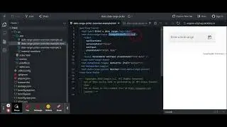 Angular material basic date range picker