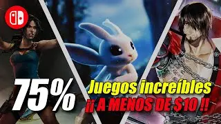 🚨 15 JUEGOS BRUTALES por menos de 10 D&oacute;lares o Euros 💸 Rebajas Switch. Ofertas Nintendo Switch Eshop
