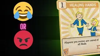 Fallout 76 Healing Hands Perk Card.  Funniest Trolling Perk Card in the Game?