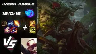 JUNGLE Ivern vs Lee Sin - NA Grandmaster Patch 25.22