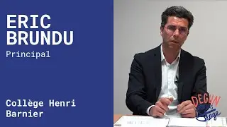 Eric Brundu, principal du collège Henri Barnier à Marseille 🏫 Dégun sans stage #DSS1920