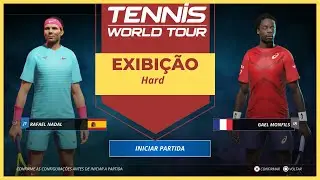 Tennis World Tour 2(Ps5) - Exibi&ccedil;&atilde;o Nadal x Monfils 1 Set(Hard)