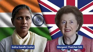 Iron ladies of politics | Indira Gandhi (India) Vs Margaret Thatcher (UK) | Story | #viral #trending