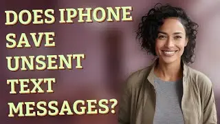 Does iPhone save unsent text messages?