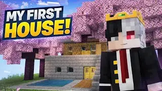 My First House in Minecraft Bedrock Survival! 🏠 (Easy Starter House)