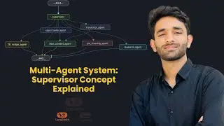 Multi-Agent Supervisor Concept Explained in 3 Minutes (LangGraph + LangChain)