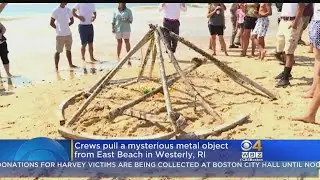 Mysterious Metal Object Pulled From Rhode Island Beach