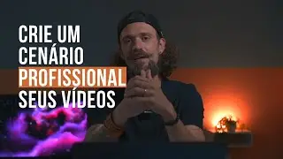 COMO CRIAR um CEN&Aacute;RIO PROFISSIONAL para seus V&Iacute;DEOS na sua CASA? Com CELULAR e com C&Acirc;MERA!