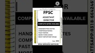 fpsc assistant director test preparation| FPSC assistant director past papers