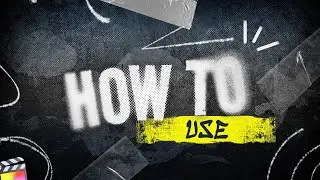 First Look at Grunge Titles for Final Cut Pro