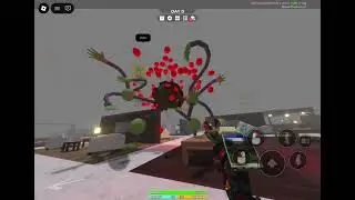 Experimenting on the king with a tool gun in scp 3008 Roblox