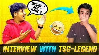 Fun Interview With TSG&bull;LEGEND || 100 iQ Questions || Real Age? Name ? Girlfriend || TSG VLOG 26!