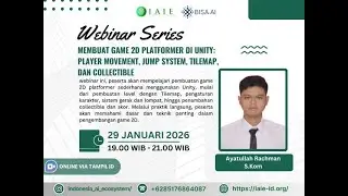 Membuat Game 2D Platformer di Unity: Player Movement, Jump System, Tilemap, dan Collectible