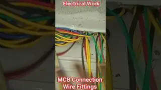 MCB Connection 🤯😱 #shorts #mcb #electrical #wiring #wire
