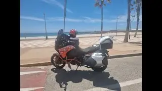 Spain- Riding from Barbate to Zahara de los Atunes (Andelusia)