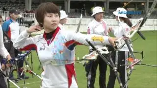 Korea v Japan – recurve women’s team semifinal | London 2012 Olympic Test Event