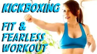 Cardio Kickboxing Workout for Tone, Lean Arms! At Home Beginners Workout, Learn to Kickbox