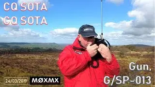 Playing QRP /P from Gun, Peak District