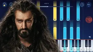 The Hobbit - Misty Mountains - EASY Piano Tutorial