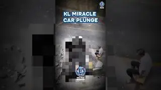Miracle Escape: 78-Year-Old Man Survives 3-Story Car Plunge in Kuala Lumpur!