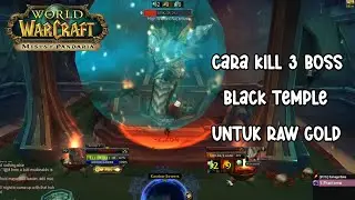 SOLO KILL !!! Tutorial kill 3 boss BLACK TEMPLE untuk raw gold WOW Mists of Pandaria Classic!