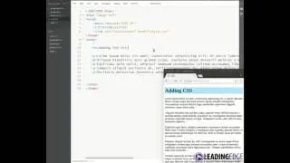 06  Adding CSS | HTML Course