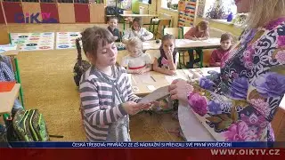 Česká Třebová: Prvňáčci ze ZŠ Nádražní si převzali své první vysvědčení