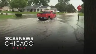 Flash flooding in south suburbs, Indiana as storms bring heavy rain to Chicago area and break heat