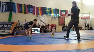 CZARNY BÓR OPEN 2018-zapasy kobiet   Serena Bolke(Niemcy) vs Marta Mechocka (Polska)