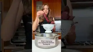 What I meal prep as a registered dietitian turning 50! Episode 1! Purple sweet potato. More soon!💜