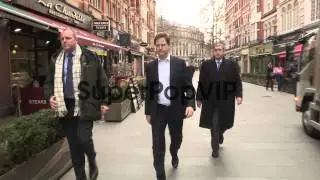 Nick Clegg at Celebrity Video Sightings on March 21, 2013...