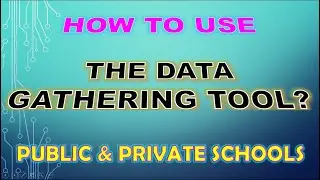 SGOD-QC DATA GATHERING TOOL