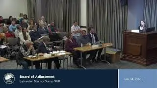 Board of Adjustment Meeting | Jan. 14, 2026