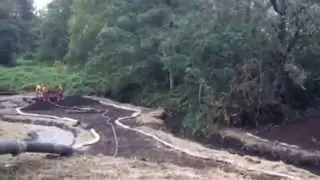 Denbow EcoBlanket application for revegetation and erosion control in fisheries sensitive area