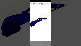 How to draw a car #car #artreveal #sketchbook #drawing #sketchbookapp #blue #mercedes #mercedesbenz