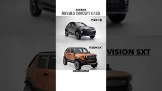Mahindra Vision SXT & Vision X Concept SUV Unveiled | Future Ready #mahindra #conceptcar