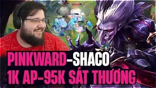 GIÁO ÁN SHACO MÙA MỚI GẦN CỦA PINKWARD GẦN 1KAP GÂY 95K SÁT THƯƠNG LẬT KÈO GAME ĐẤU CỰC CĂNG
