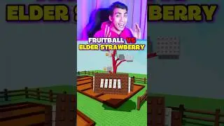 FRUITBALL VS ELDER STRAWBERRY GROW A GARDEN 😱