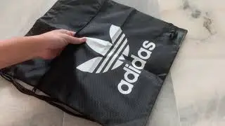 Unboxing Adidas School Backpack Travel Bag Beg bucket Drawstring bag